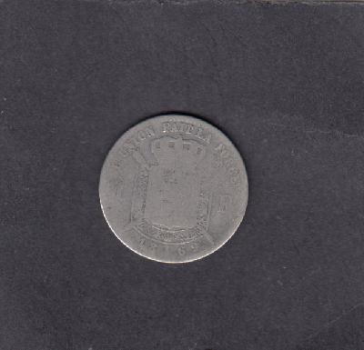 Beschrijving: 1 Franc LEOPOLD II